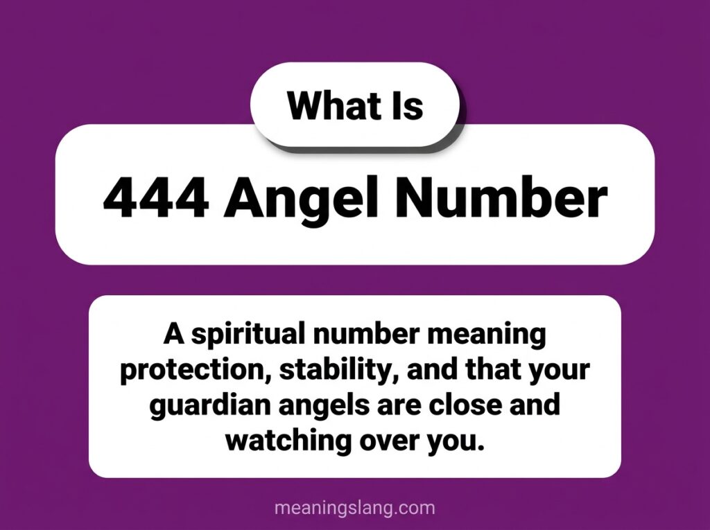 444 Angel Number Meaning