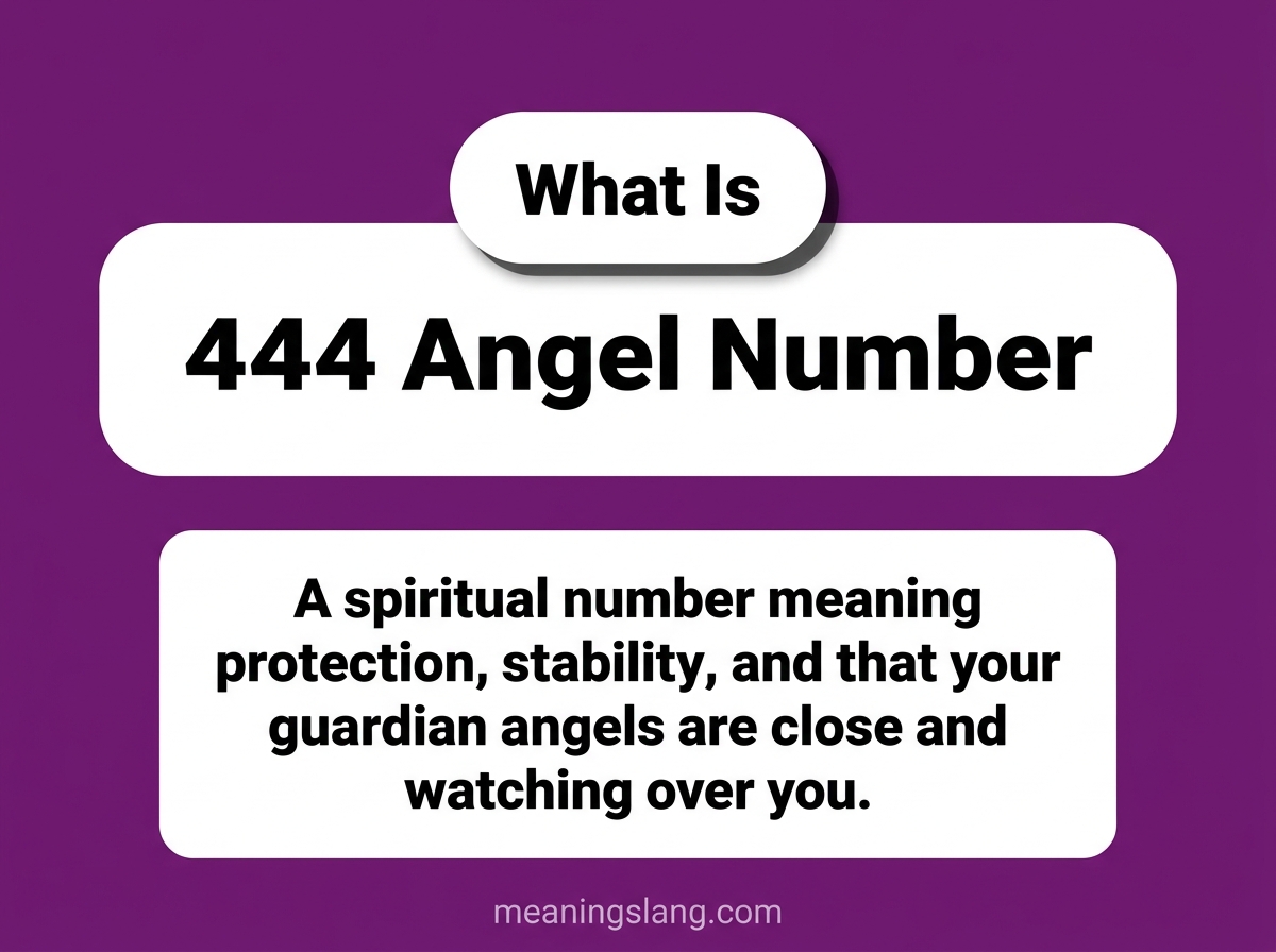 444 Angel Number Meaning