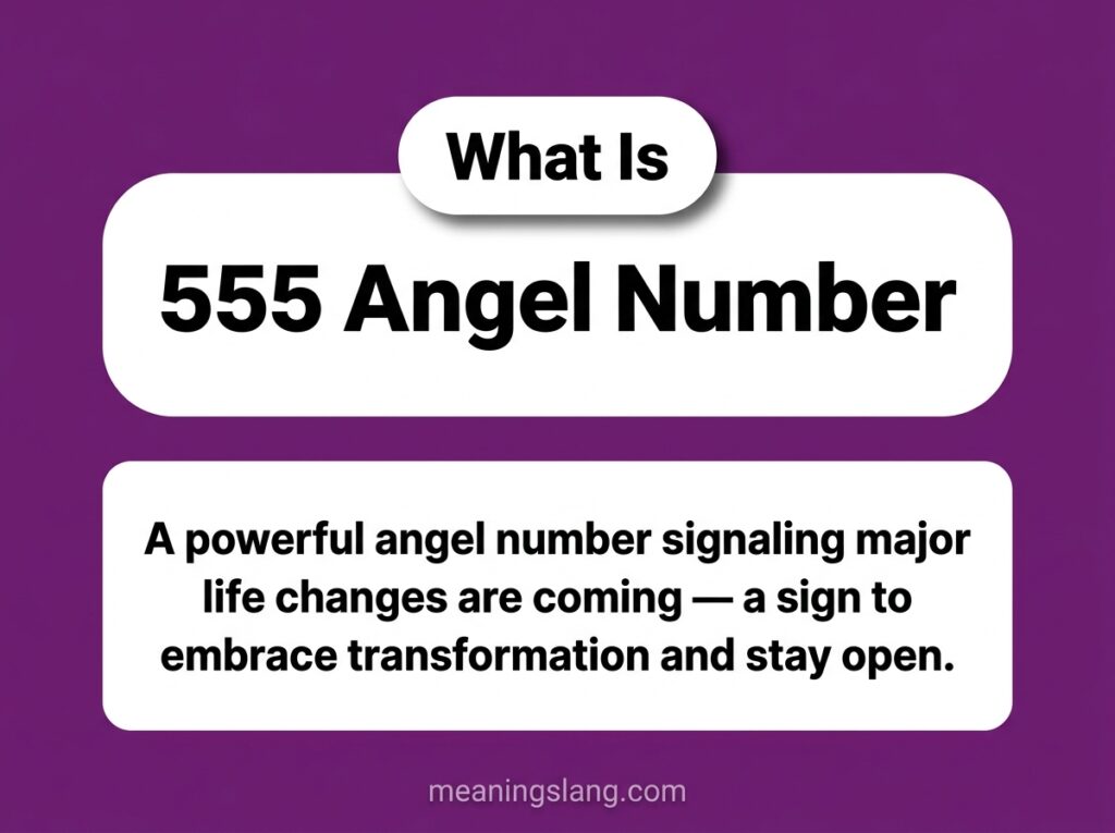 555 Angel Number Meaning