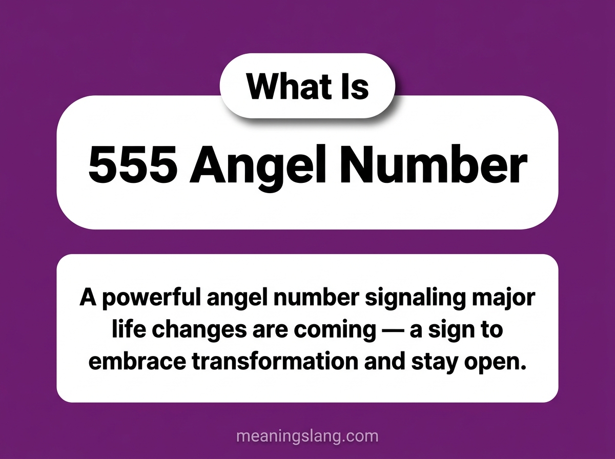 555 Angel Number Meaning