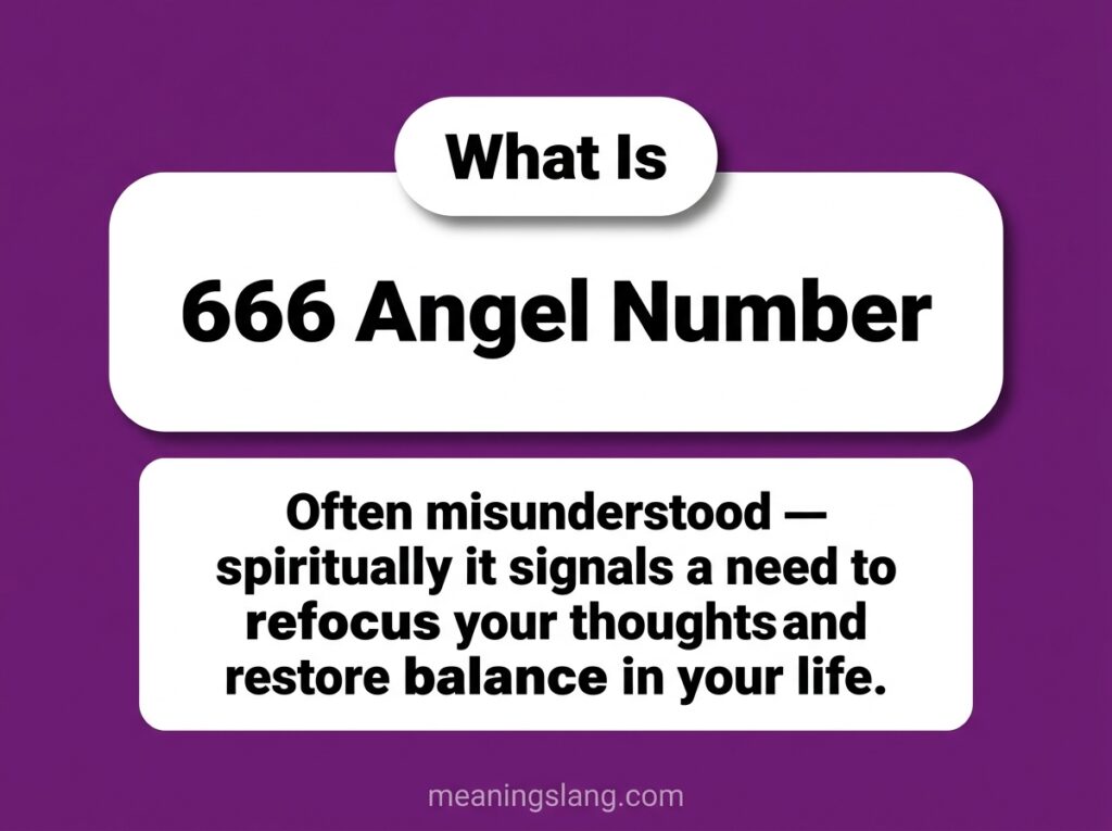 666 Angel Number Meaning