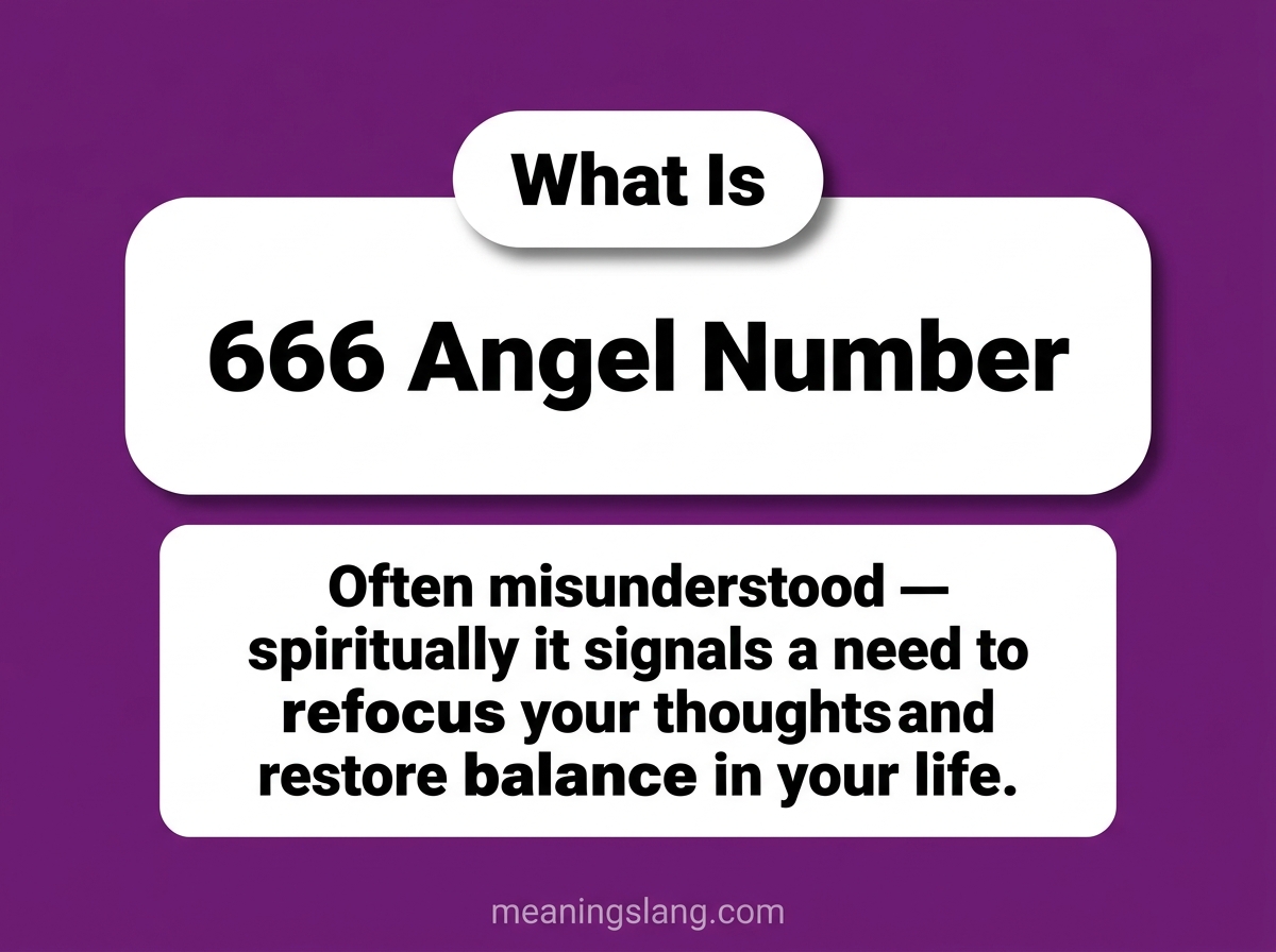 666 Angel Number Meaning