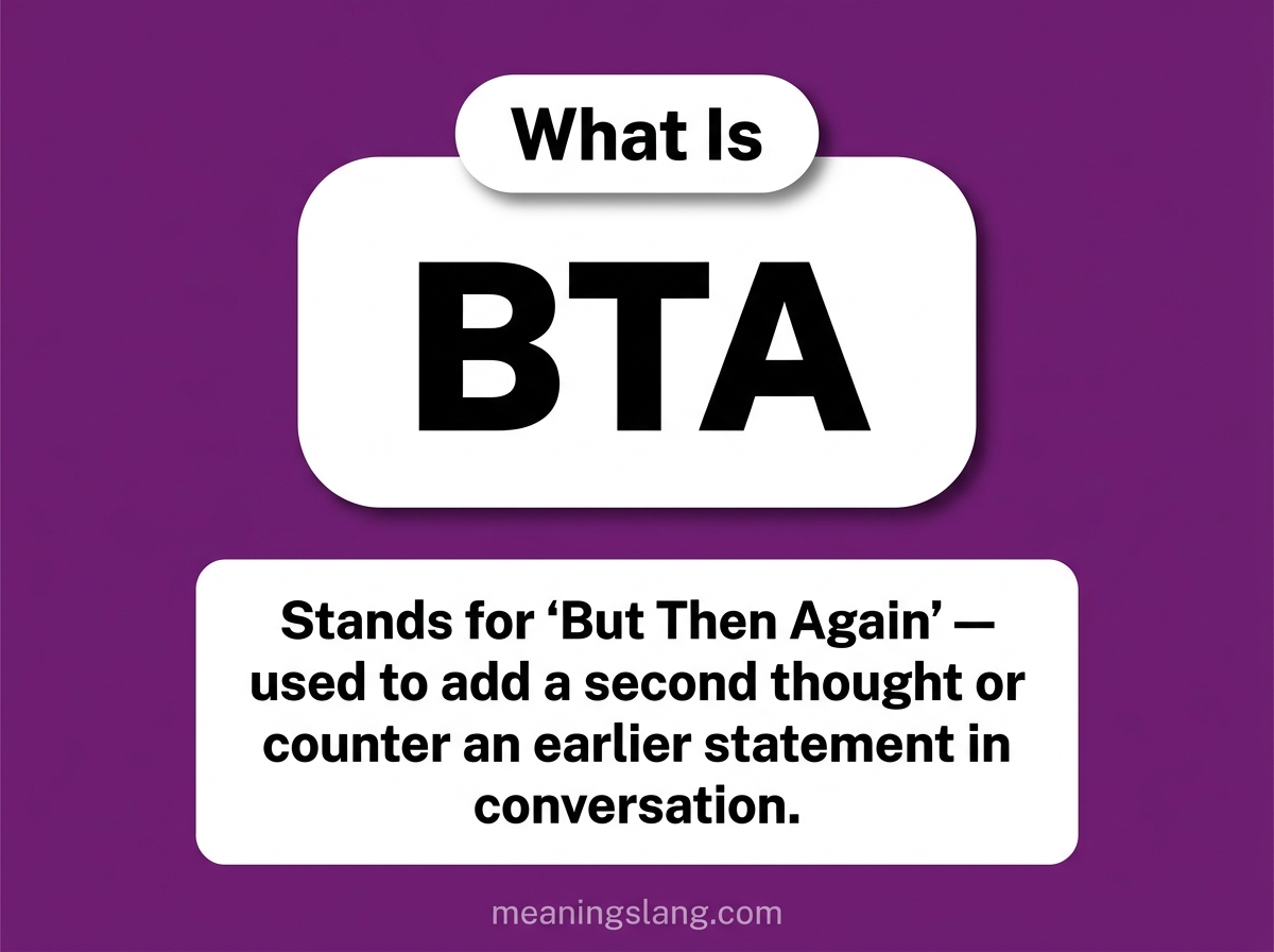 BTA Meaning