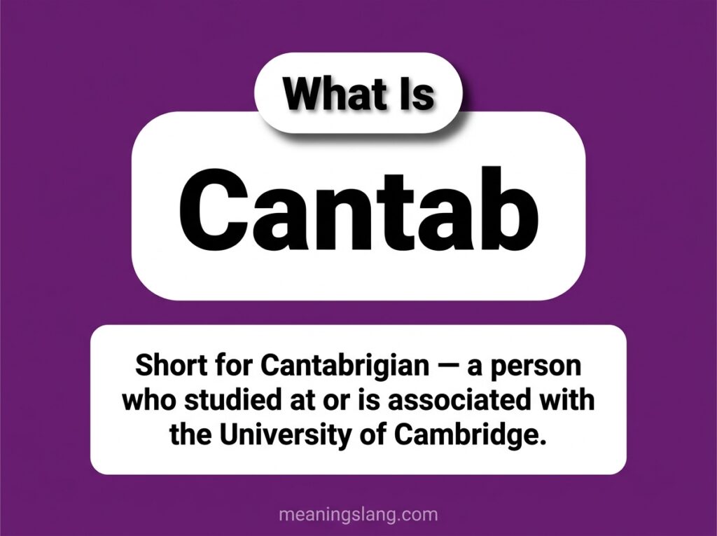Cantab Meaning