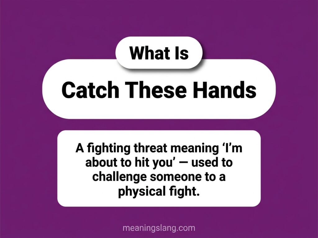 Catch These Hands Meaning
