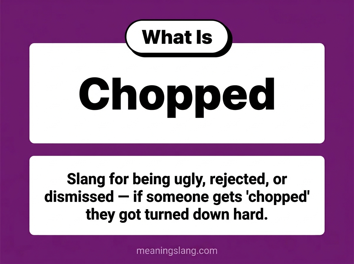 Chopped Meaning