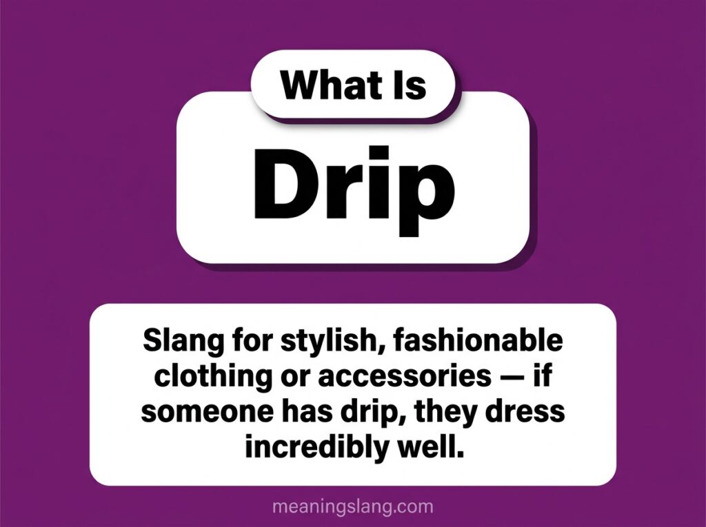 Drip Meaning