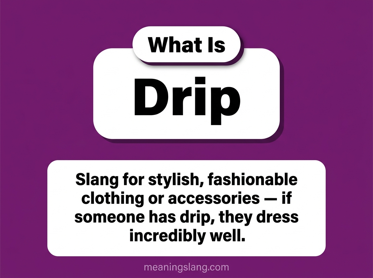 Drip Meaning