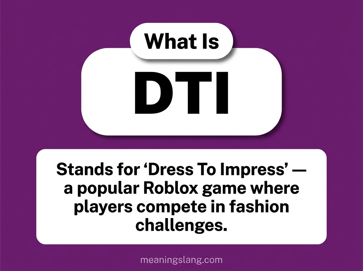 DTI Meaning