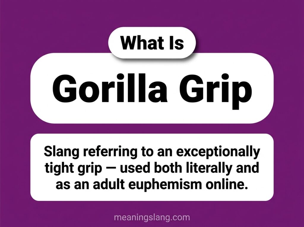 Gorilla Grip Meaning