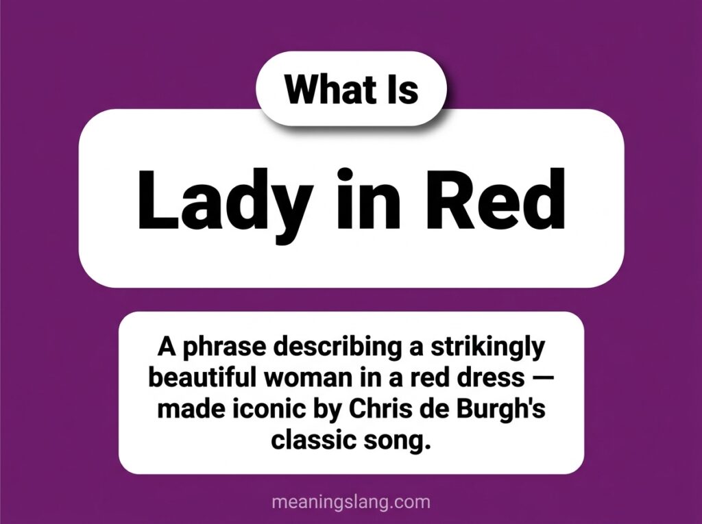Lady In Red Meaning