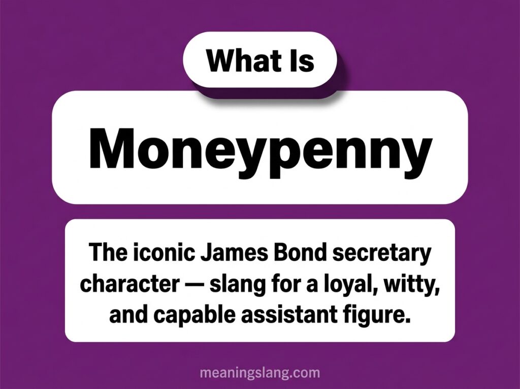 Moneypenny Meaning