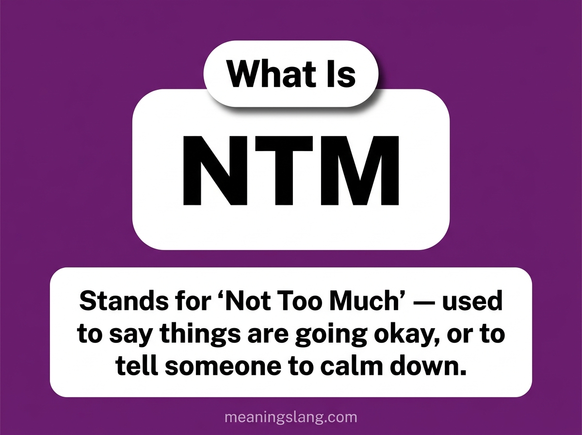 NTM Meaning