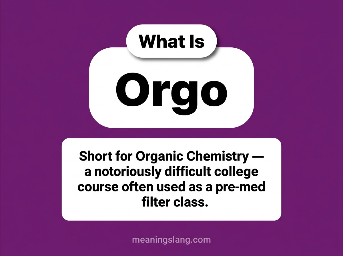 ORGO Meaning
