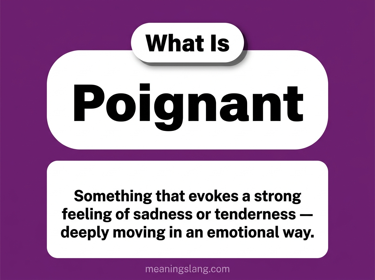 Poignant Meaning