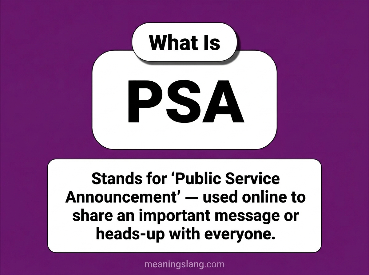 PSA Meaning