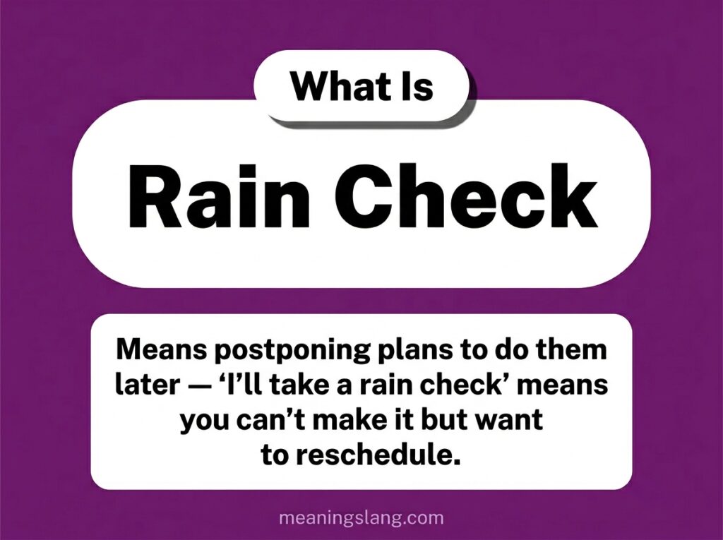 Rain Check