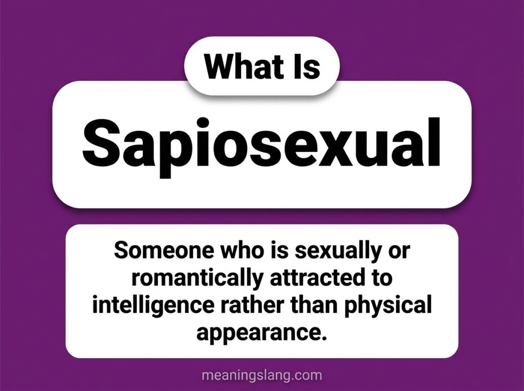 Sapiosexual Meaning