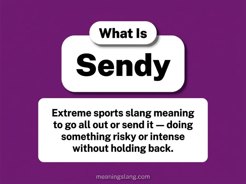 Sendy Meaning