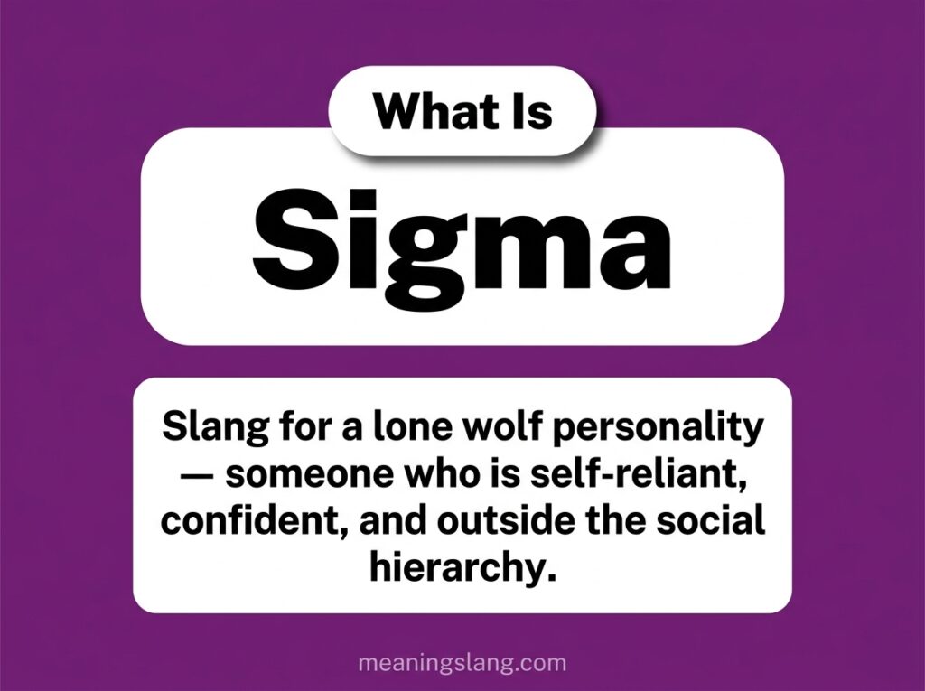 Sigma Meaning