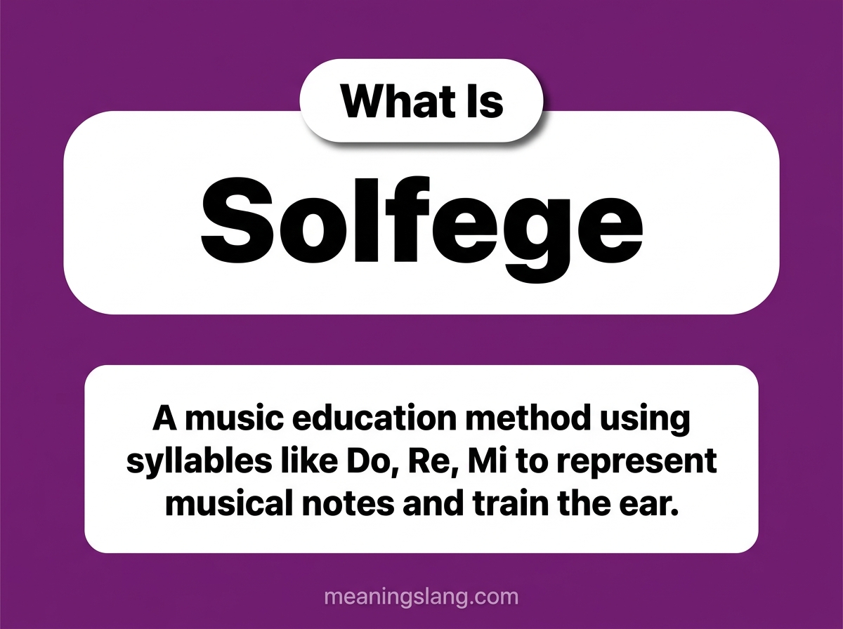 Solfege Meaning