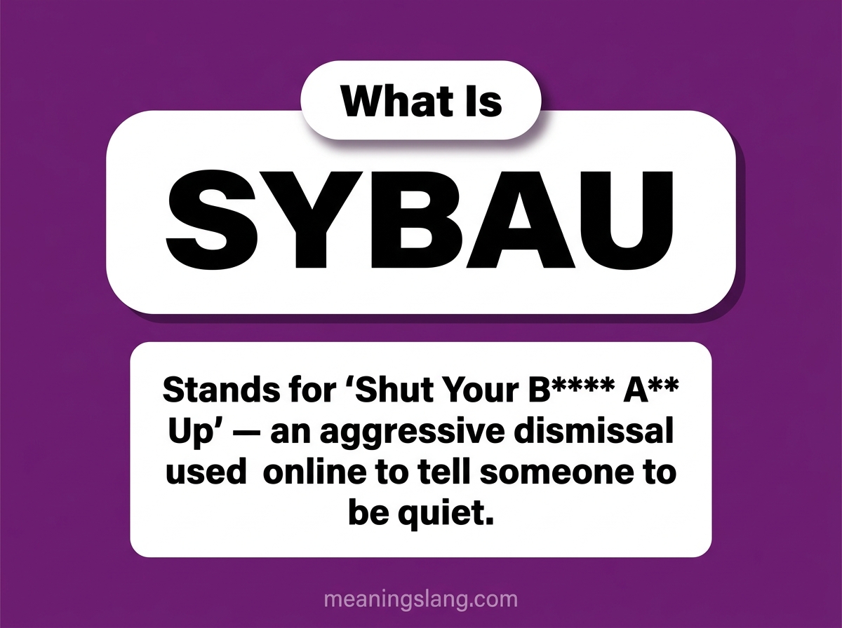 SYBAU Meaning