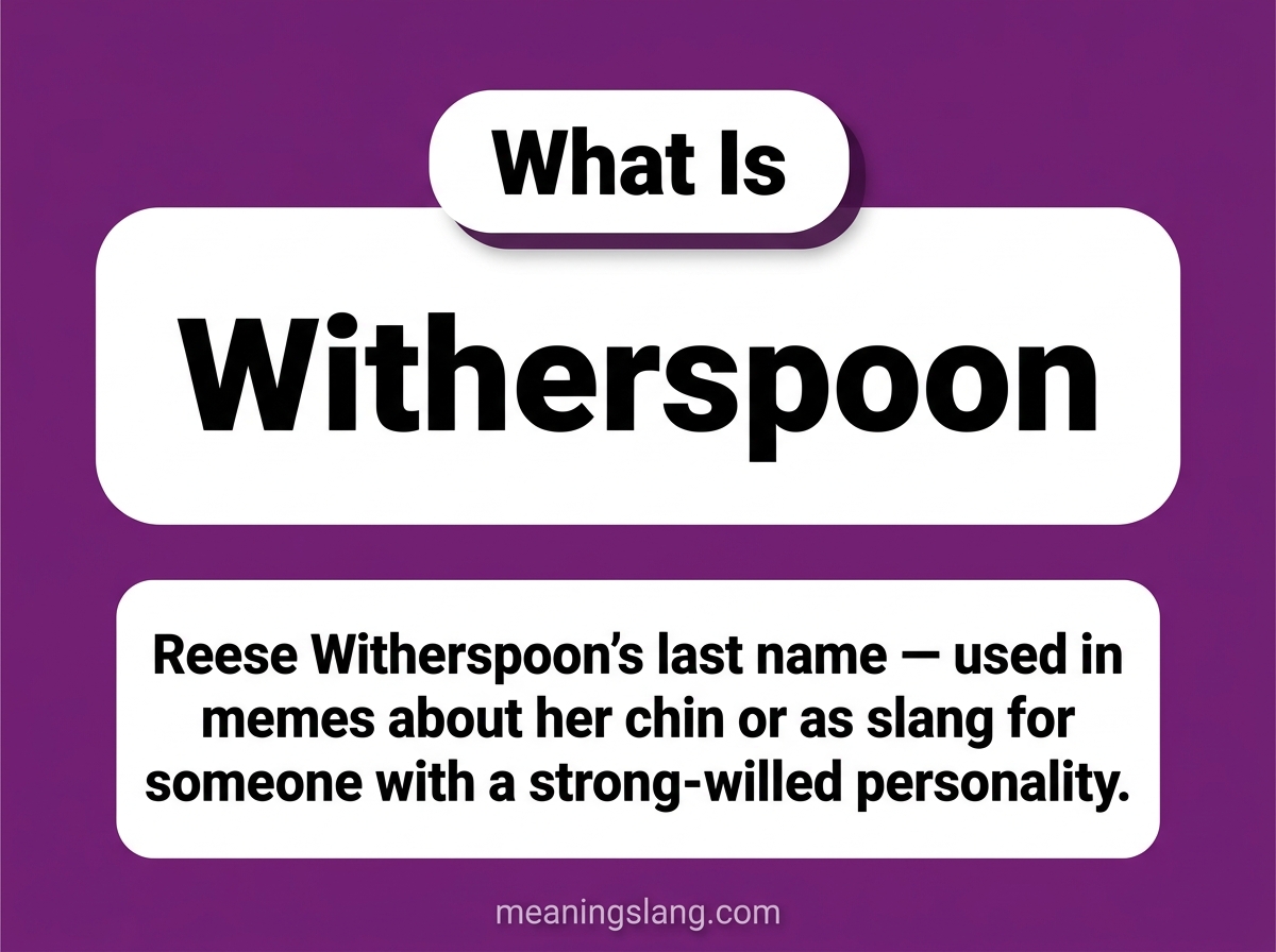 Witherspoon Meaning
