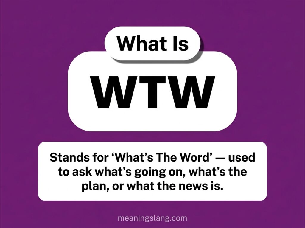 WTW Meaning